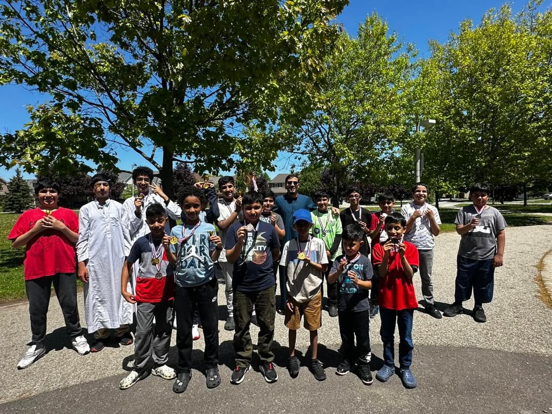 A moment from a Masjid Al Salam program