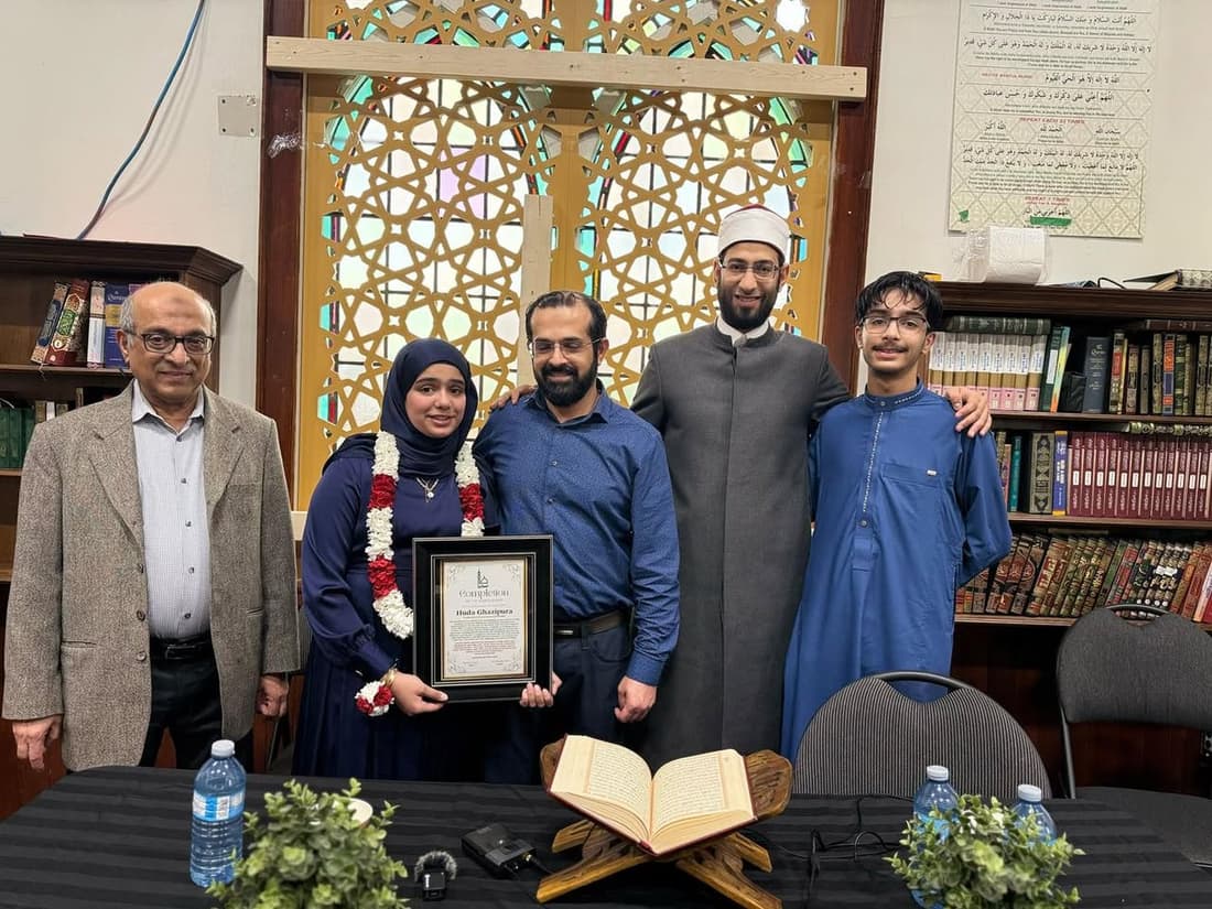 A moment from a Masjid Al Salam program