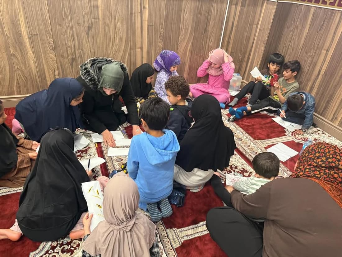 A moment from a Masjid Al Salam program