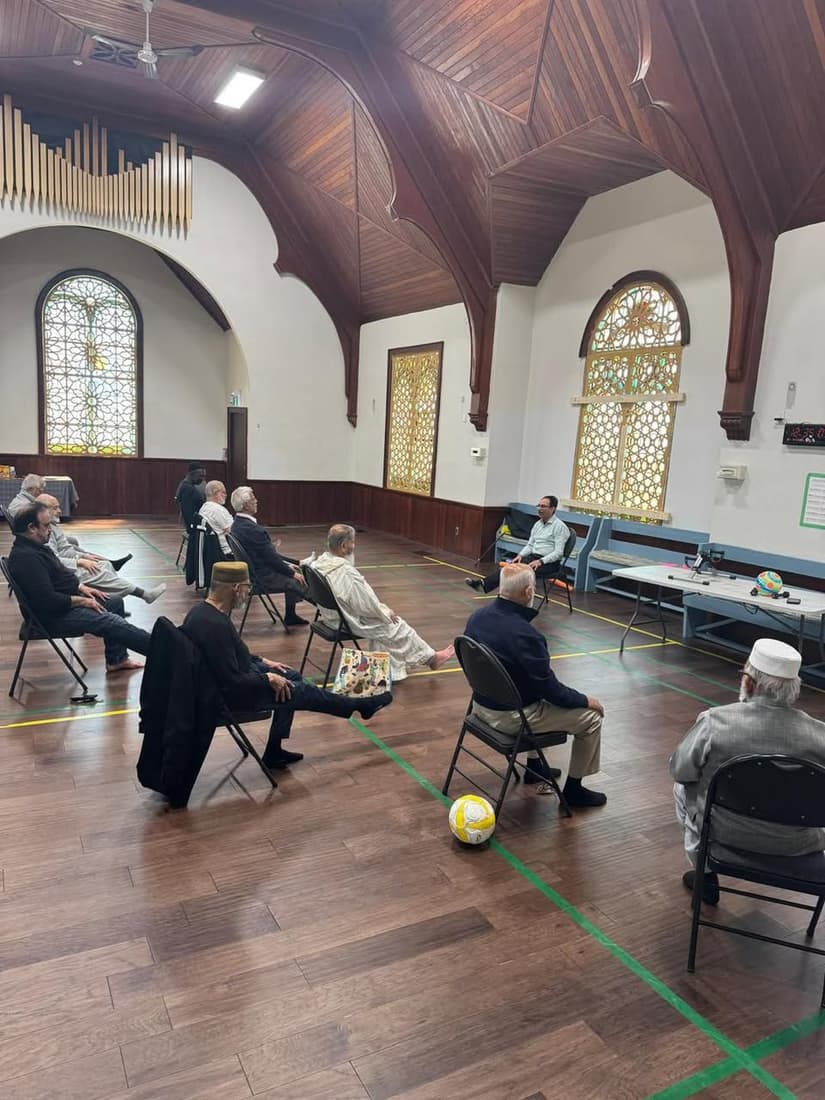 A moment from a Masjid Al Salam program