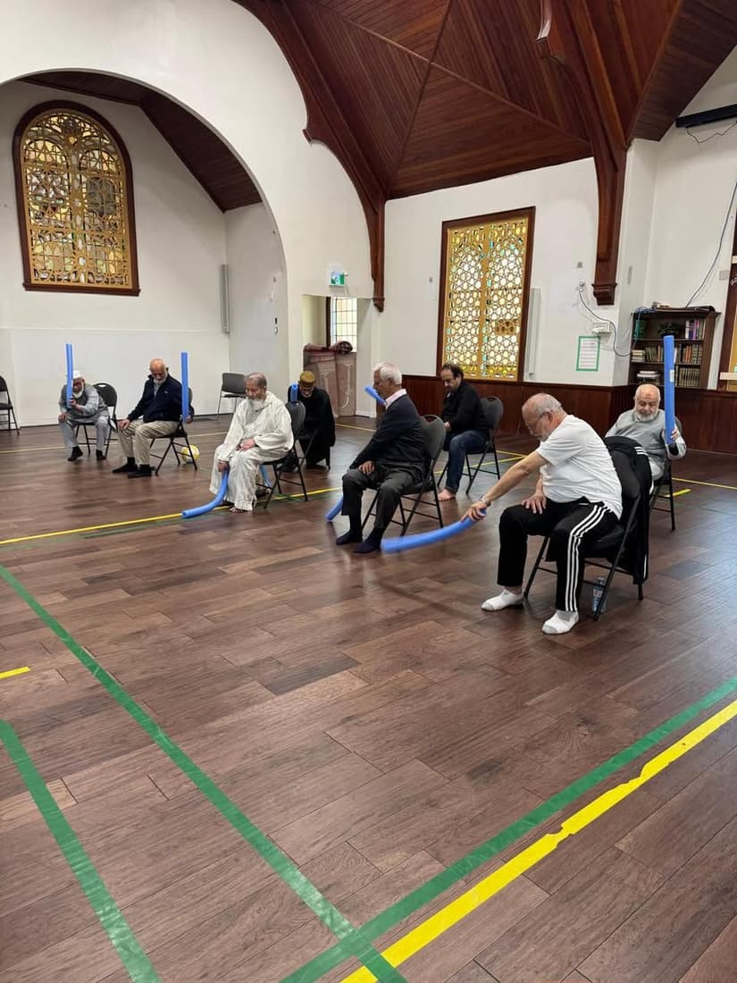 A moment from a Masjid Al Salam program
