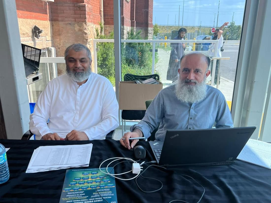 A moment from a Masjid Al Salam program