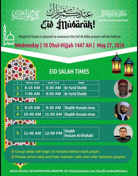 Eid al-Adha Prayers